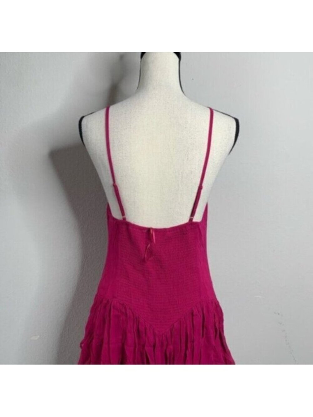 NWT Secret Mission Rasberry Ines Ruffle Mini Dress - Picture 11 of 16